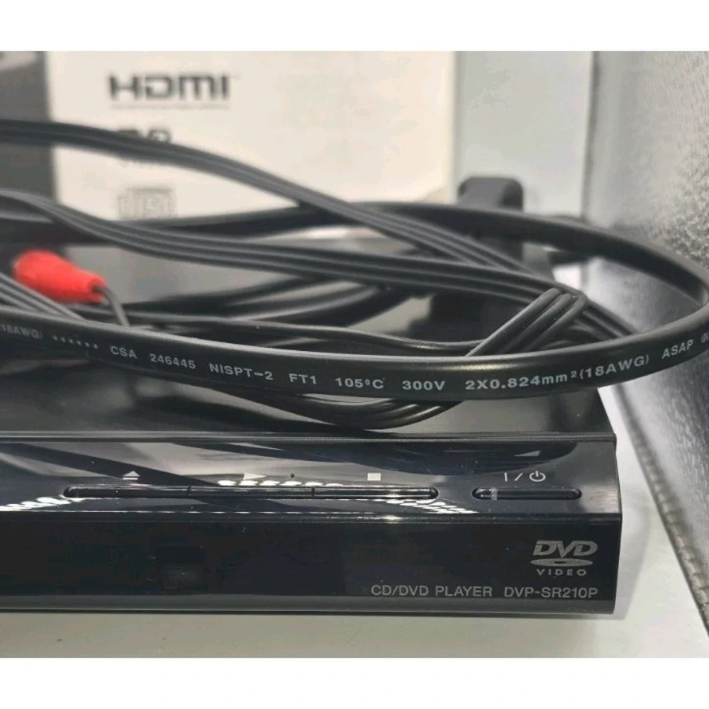 Sony DVP-SR210P DVD/CD Player Dolby Digital HDMI Energy Star Black 2024‎
